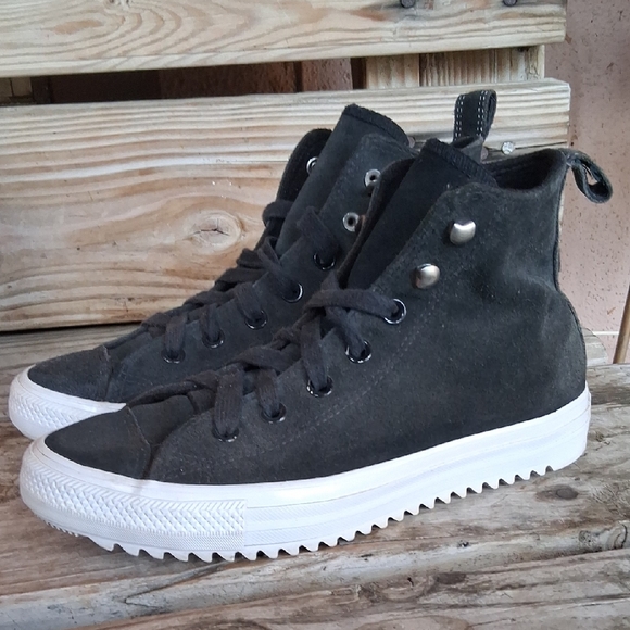 Converse Charcoal High-Top Sneakers - Picture 9 of 14